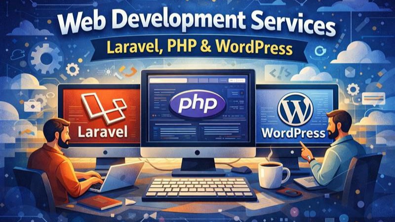 Professional Web Development Services Using Laravel, PHP & WordPress