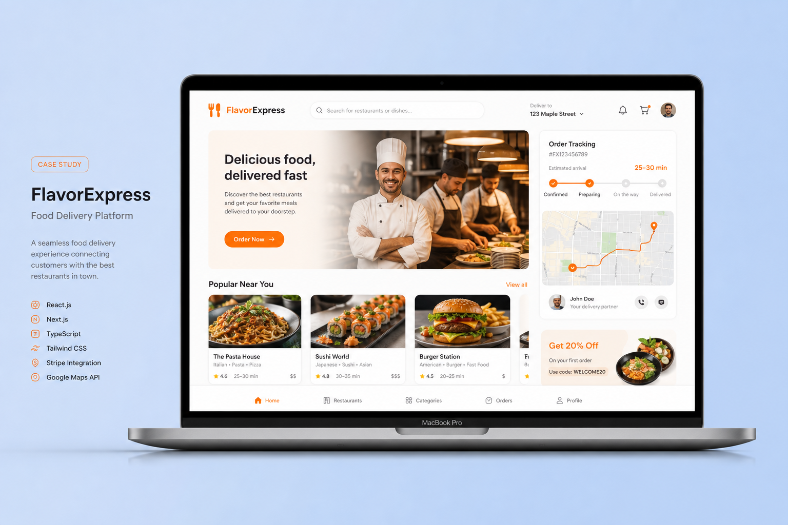 Apne Rasoi — Food Delivery project
